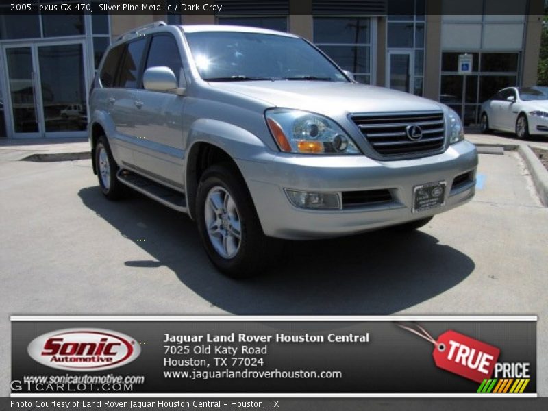 Silver Pine Metallic / Dark Gray 2005 Lexus GX 470