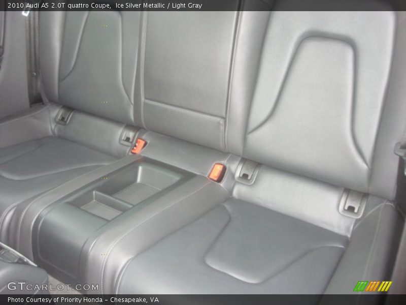 Ice Silver Metallic / Light Gray 2010 Audi A5 2.0T quattro Coupe