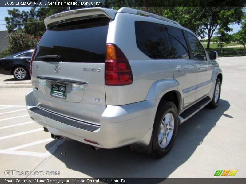 Silver Pine Metallic / Dark Gray 2005 Lexus GX 470