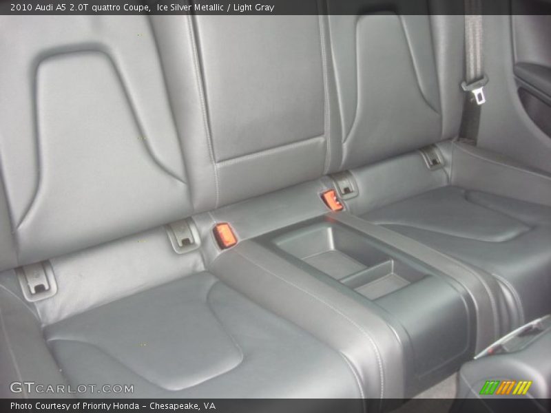 Ice Silver Metallic / Light Gray 2010 Audi A5 2.0T quattro Coupe