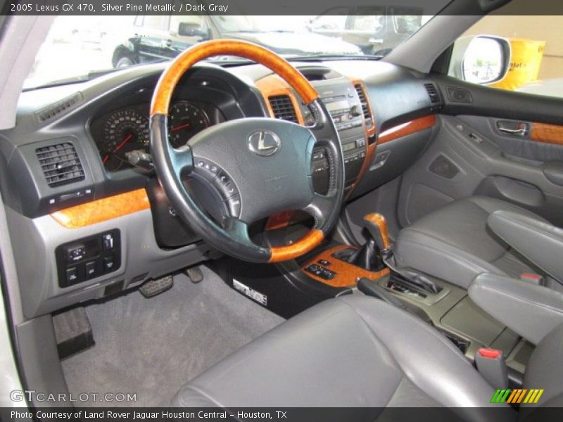 Silver Pine Metallic / Dark Gray 2005 Lexus GX 470