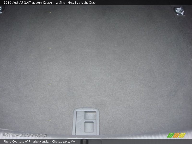Ice Silver Metallic / Light Gray 2010 Audi A5 2.0T quattro Coupe