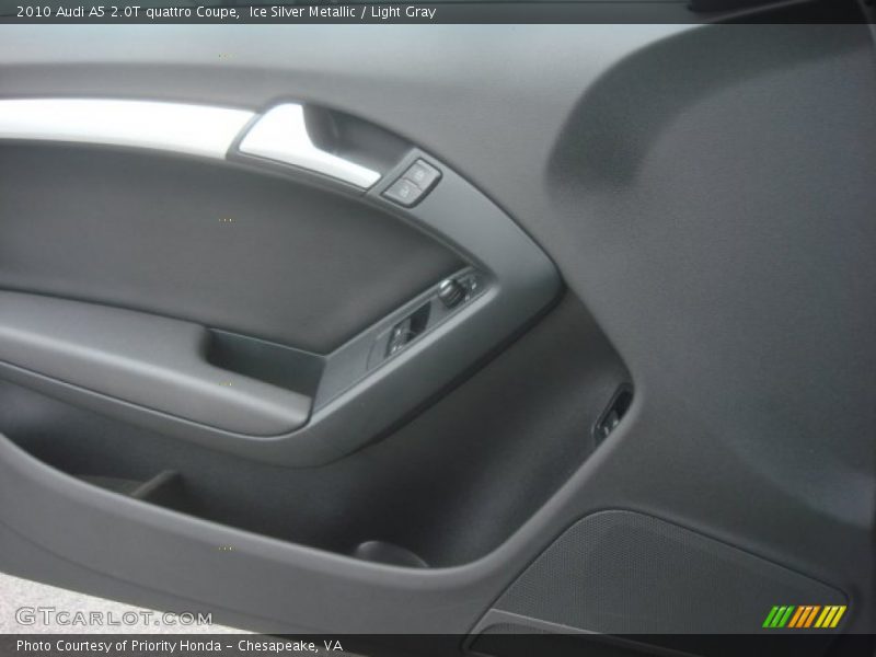 Ice Silver Metallic / Light Gray 2010 Audi A5 2.0T quattro Coupe