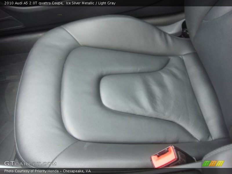 Ice Silver Metallic / Light Gray 2010 Audi A5 2.0T quattro Coupe