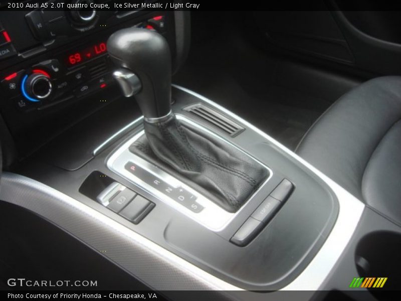 Ice Silver Metallic / Light Gray 2010 Audi A5 2.0T quattro Coupe