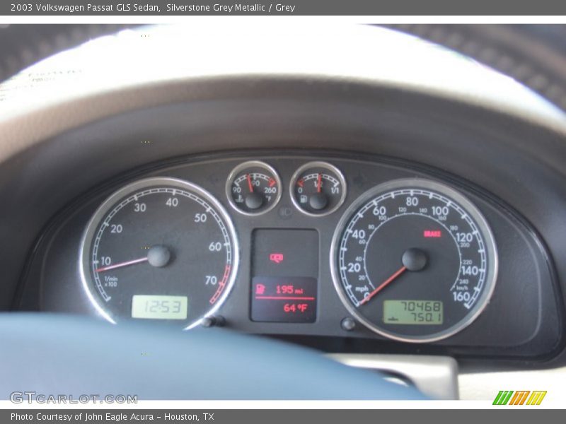 Silverstone Grey Metallic / Grey 2003 Volkswagen Passat GLS Sedan