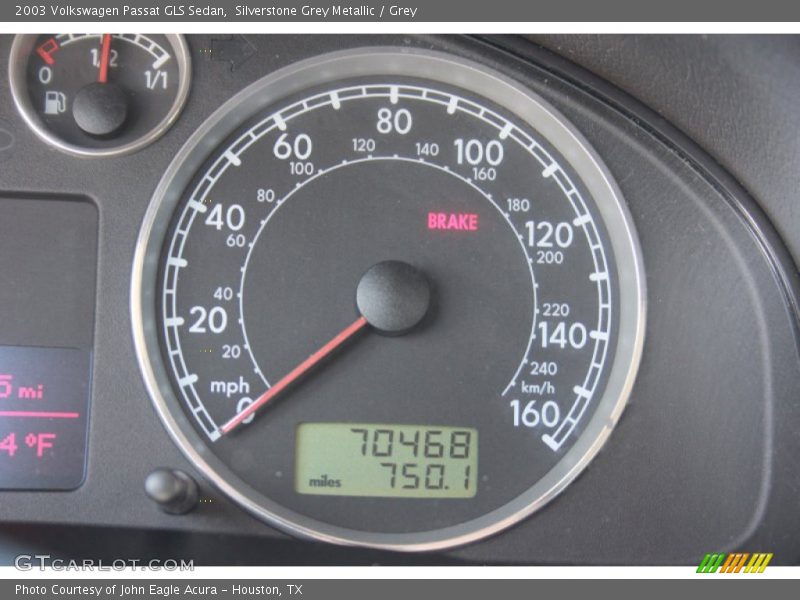 Silverstone Grey Metallic / Grey 2003 Volkswagen Passat GLS Sedan