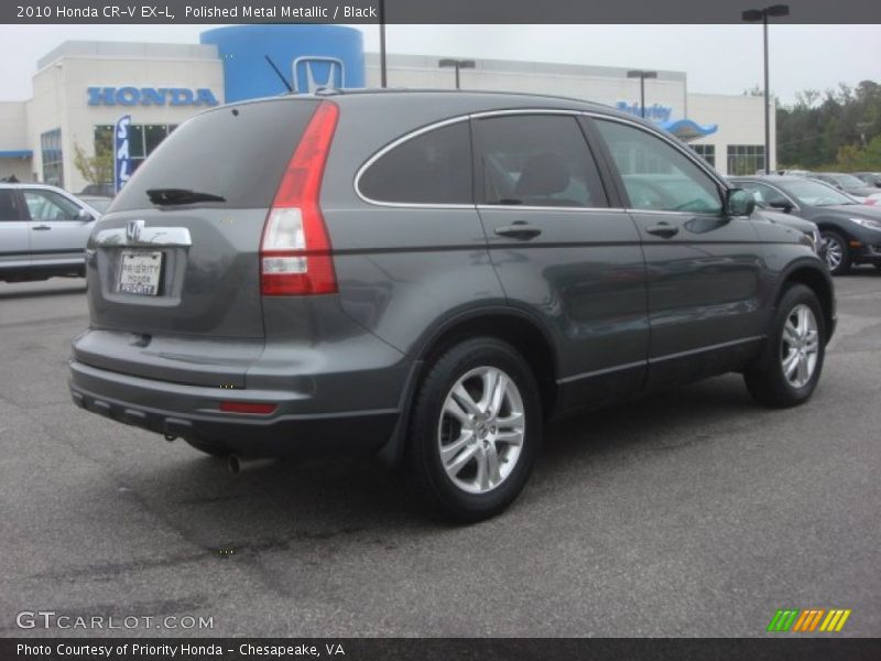 Polished Metal Metallic / Black 2010 Honda CR-V EX-L