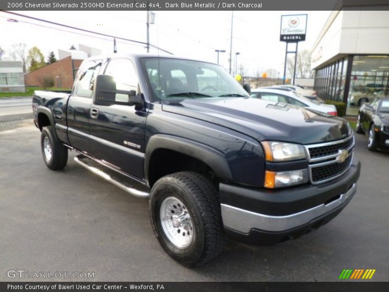 Dark Blue Metallic / Dark Charcoal 2006 Chevrolet Silverado 2500HD Extended Cab 4x4