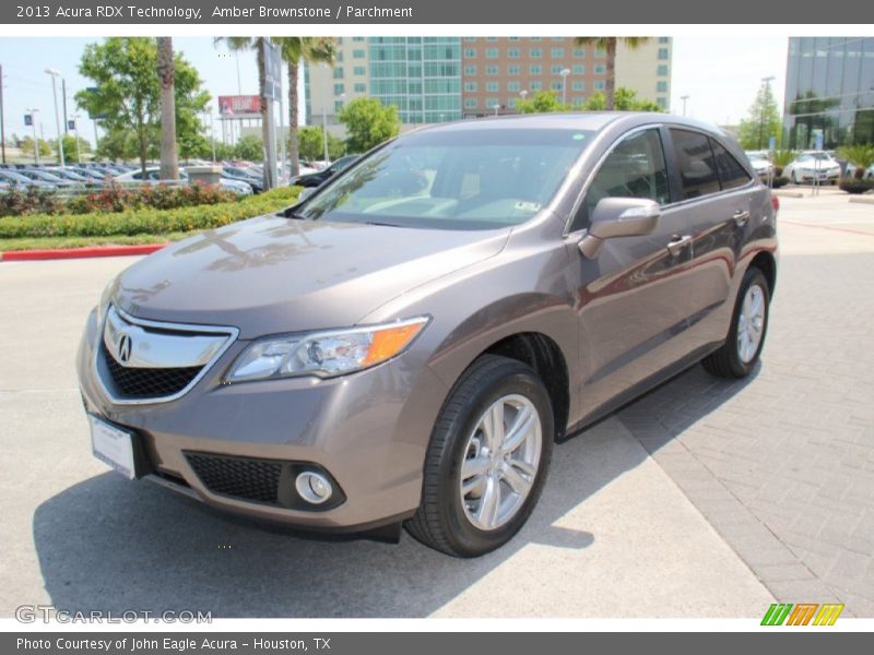 Amber Brownstone / Parchment 2013 Acura RDX Technology