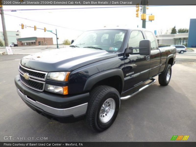 Dark Blue Metallic / Dark Charcoal 2006 Chevrolet Silverado 2500HD Extended Cab 4x4