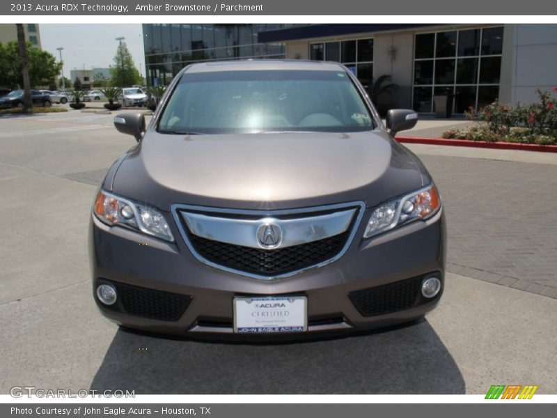 Amber Brownstone / Parchment 2013 Acura RDX Technology