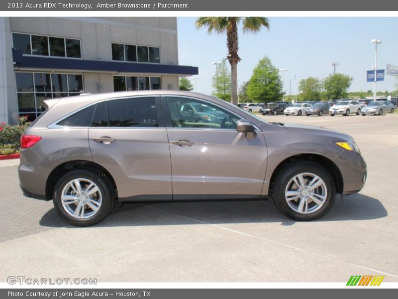 Amber Brownstone / Parchment 2013 Acura RDX Technology