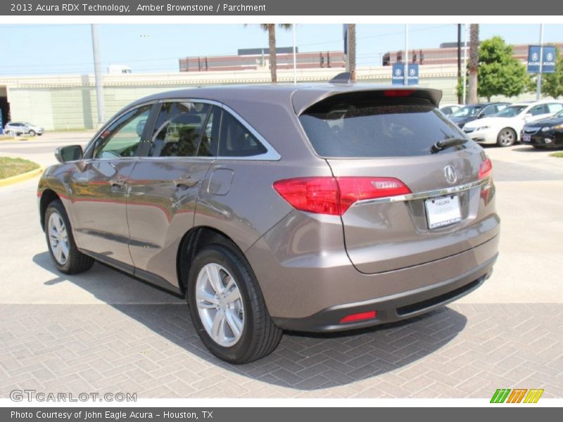 Amber Brownstone / Parchment 2013 Acura RDX Technology