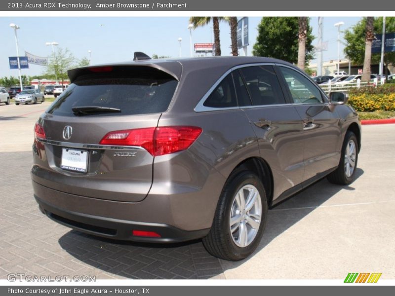 Amber Brownstone / Parchment 2013 Acura RDX Technology