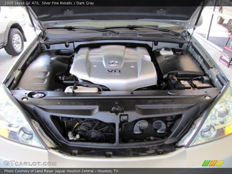 Silver Pine Metallic / Dark Gray 2005 Lexus GX 470