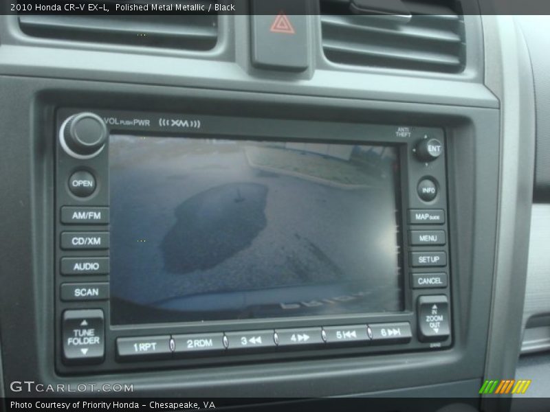 Polished Metal Metallic / Black 2010 Honda CR-V EX-L