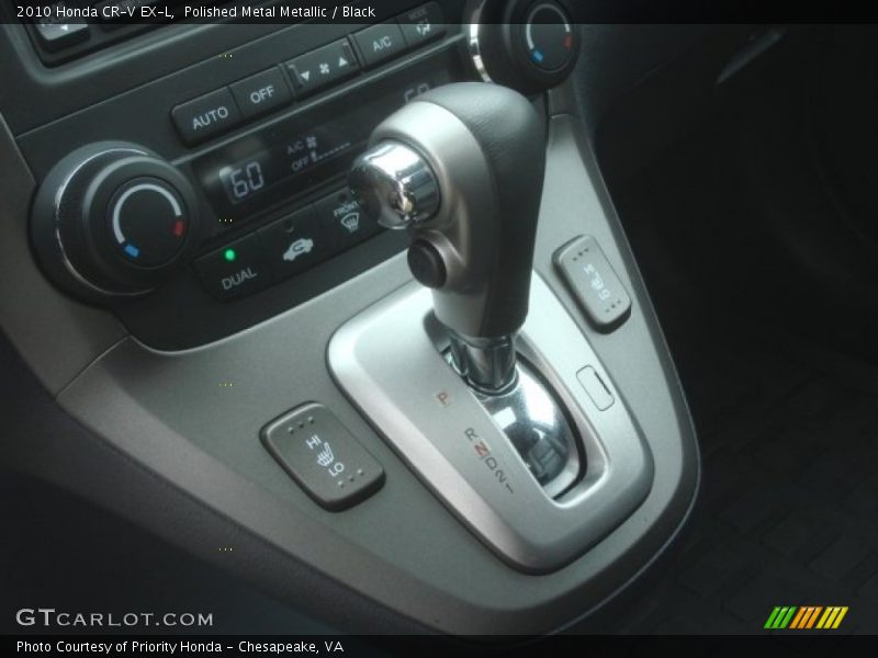 Polished Metal Metallic / Black 2010 Honda CR-V EX-L