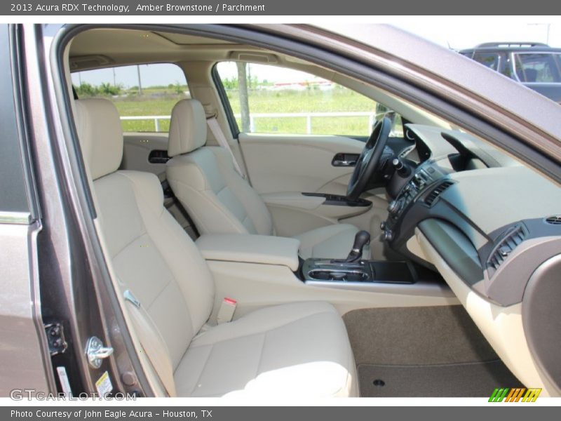 Amber Brownstone / Parchment 2013 Acura RDX Technology