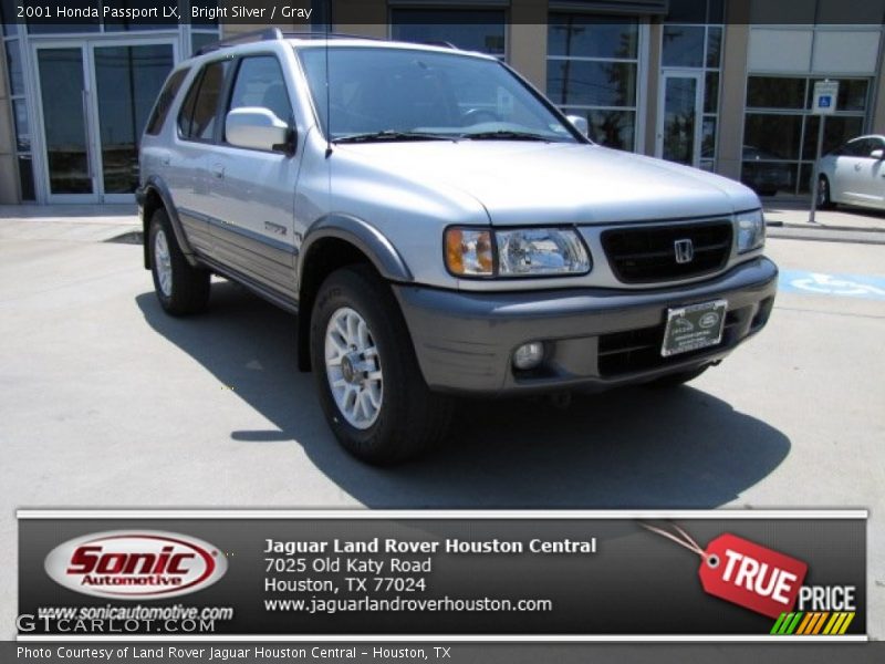 Bright Silver / Gray 2001 Honda Passport LX