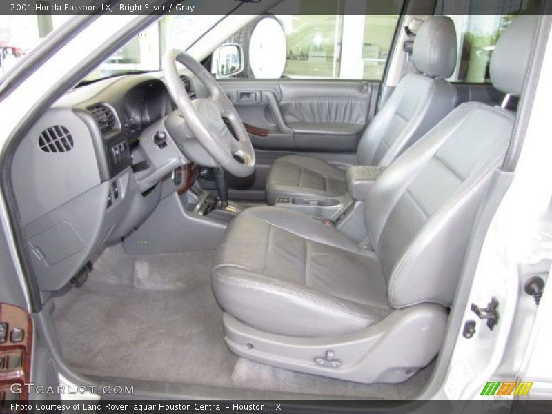 2001 Passport LX Gray Interior