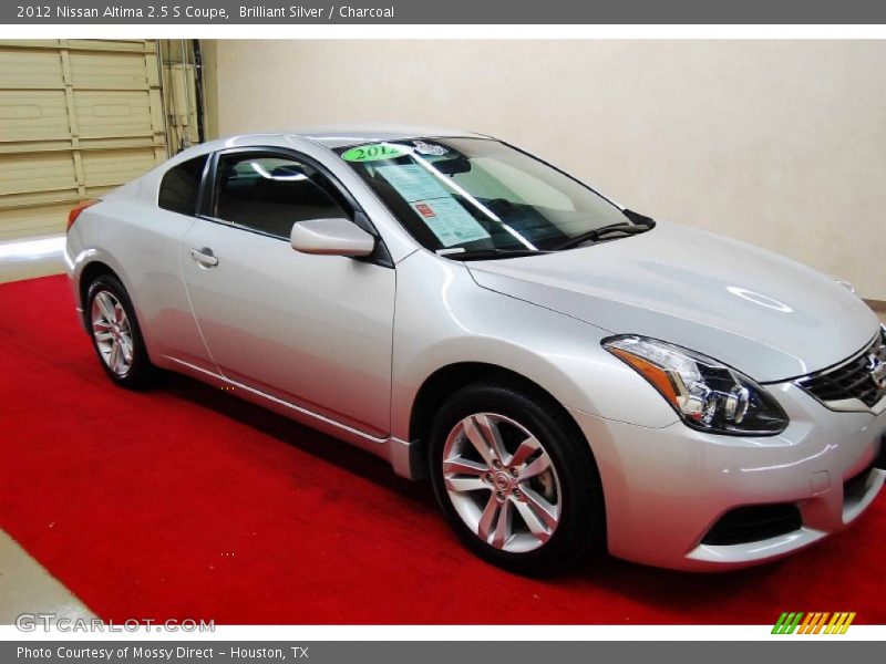 Brilliant Silver / Charcoal 2012 Nissan Altima 2.5 S Coupe