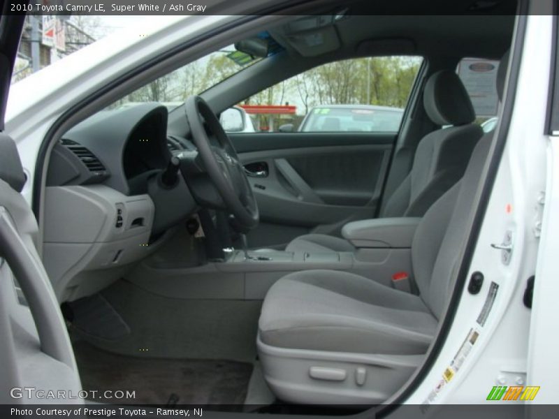 Super White / Ash Gray 2010 Toyota Camry LE