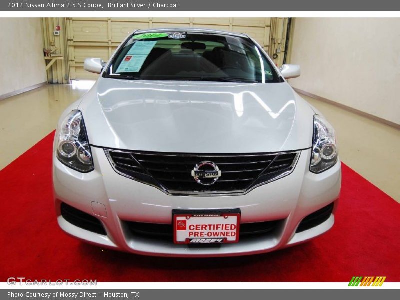 Brilliant Silver / Charcoal 2012 Nissan Altima 2.5 S Coupe