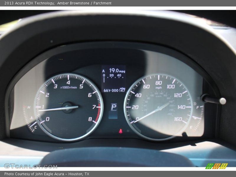 Amber Brownstone / Parchment 2013 Acura RDX Technology