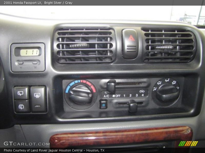 Controls of 2001 Passport LX