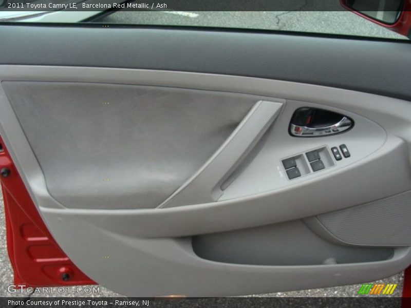 Barcelona Red Metallic / Ash 2011 Toyota Camry LE