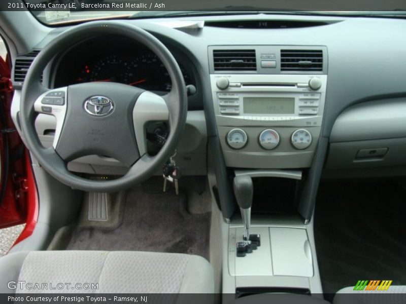 Barcelona Red Metallic / Ash 2011 Toyota Camry LE