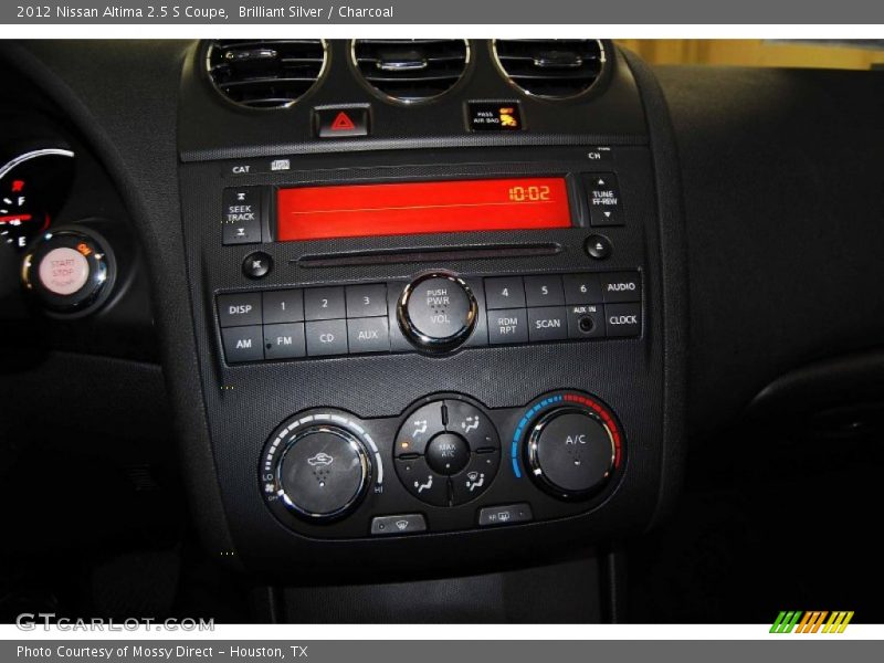Brilliant Silver / Charcoal 2012 Nissan Altima 2.5 S Coupe