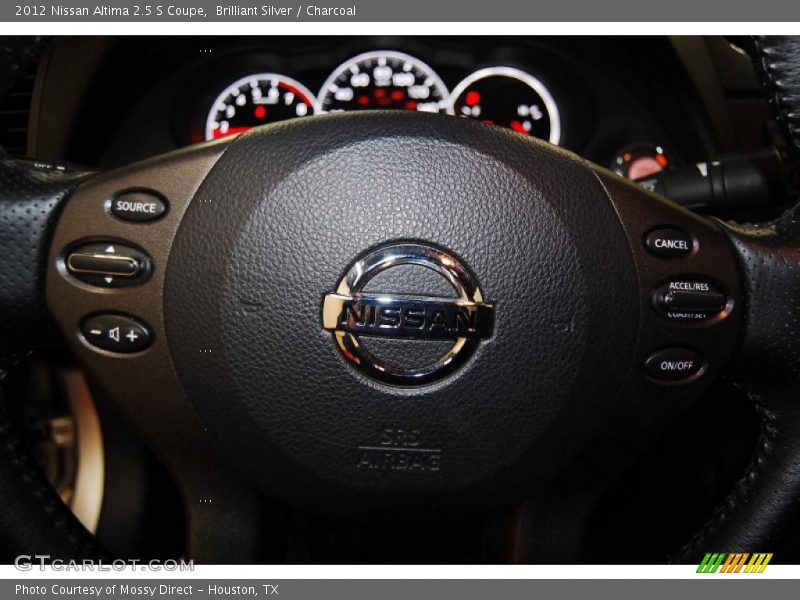 Brilliant Silver / Charcoal 2012 Nissan Altima 2.5 S Coupe
