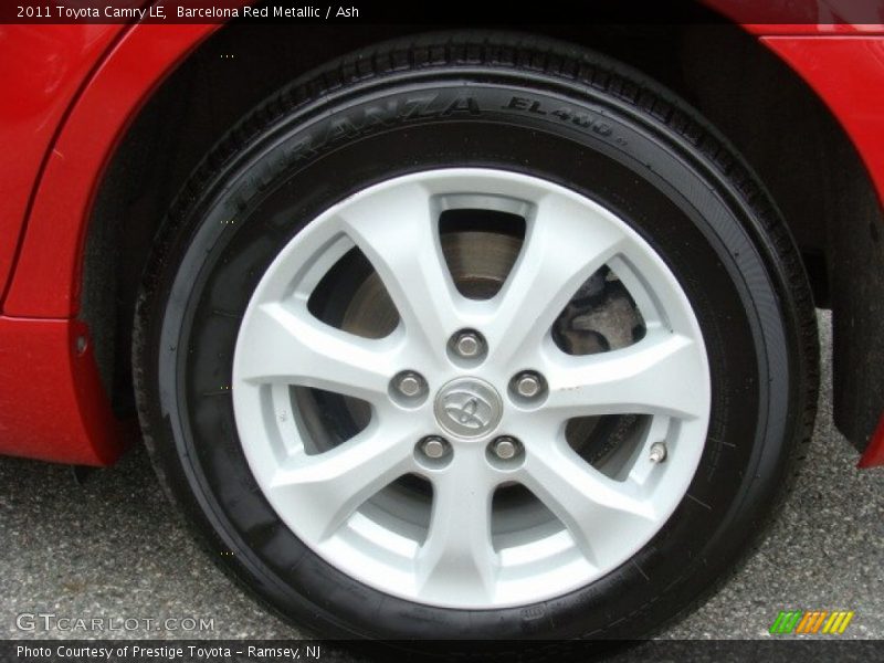 Barcelona Red Metallic / Ash 2011 Toyota Camry LE