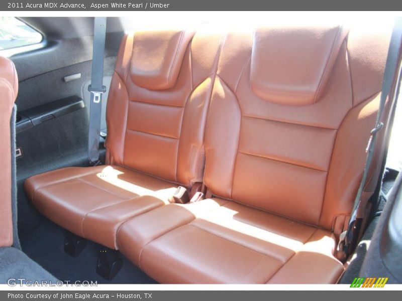 Aspen White Pearl / Umber 2011 Acura MDX Advance