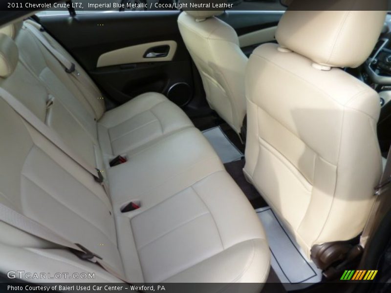 Imperial Blue Metallic / Cocoa/Light Neutral Leather 2011 Chevrolet Cruze LTZ