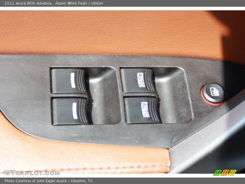 Aspen White Pearl / Umber 2011 Acura MDX Advance