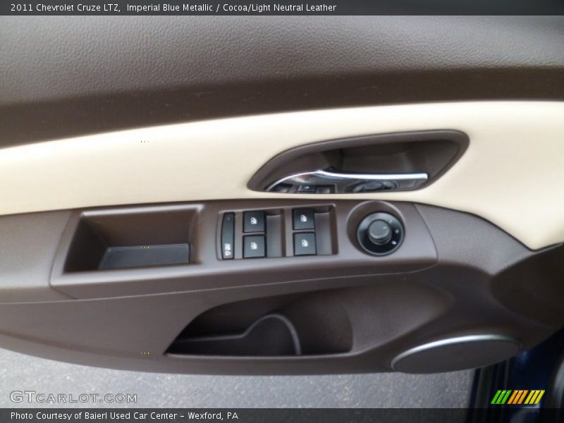 Imperial Blue Metallic / Cocoa/Light Neutral Leather 2011 Chevrolet Cruze LTZ
