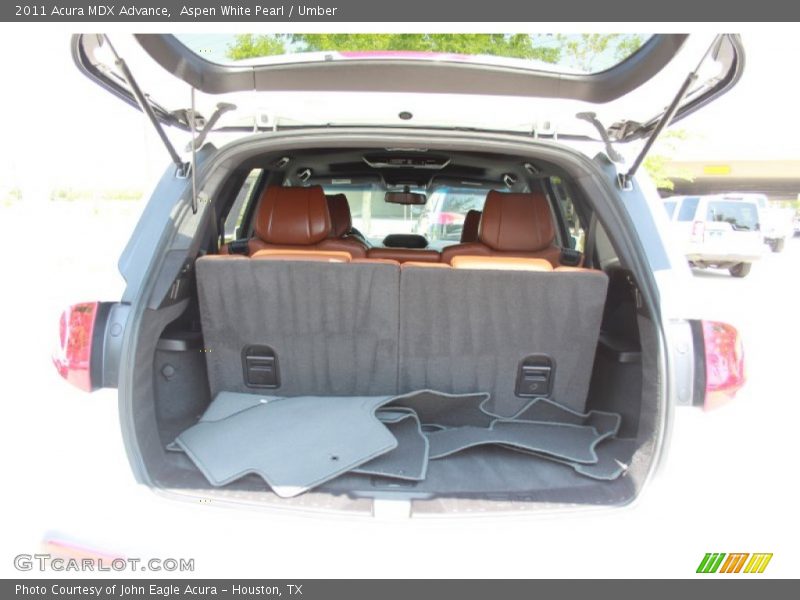 Aspen White Pearl / Umber 2011 Acura MDX Advance