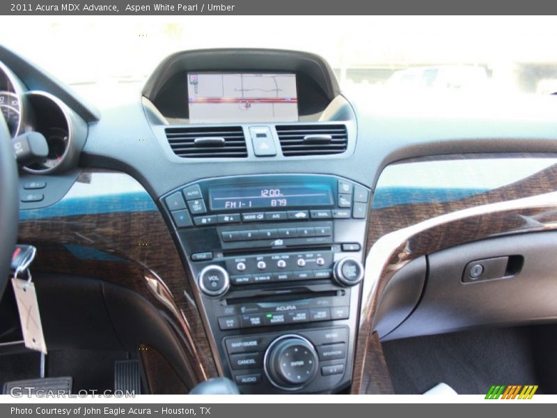Aspen White Pearl / Umber 2011 Acura MDX Advance
