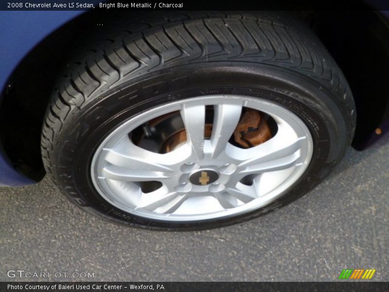 Bright Blue Metallic / Charcoal 2008 Chevrolet Aveo LS Sedan