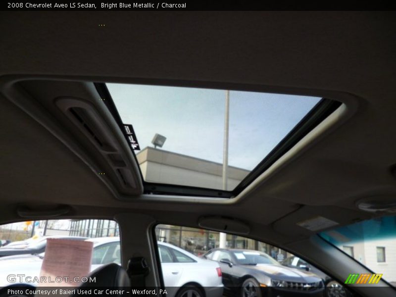 Bright Blue Metallic / Charcoal 2008 Chevrolet Aveo LS Sedan