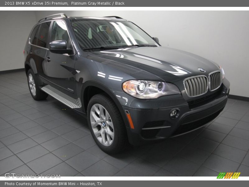 Platinum Gray Metallic / Black 2013 BMW X5 xDrive 35i Premium