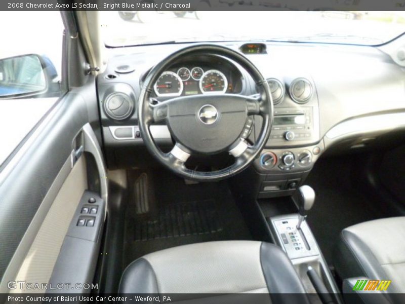 Bright Blue Metallic / Charcoal 2008 Chevrolet Aveo LS Sedan