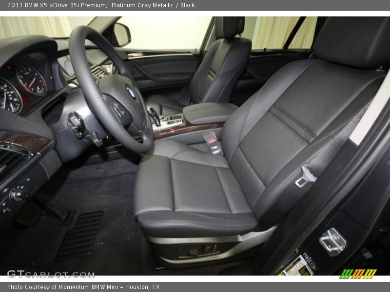 Platinum Gray Metallic / Black 2013 BMW X5 xDrive 35i Premium