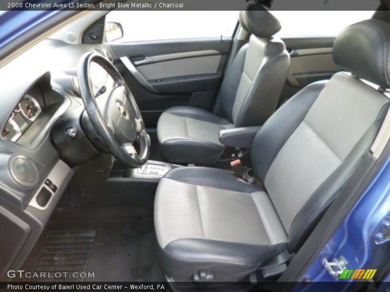 Bright Blue Metallic / Charcoal 2008 Chevrolet Aveo LS Sedan