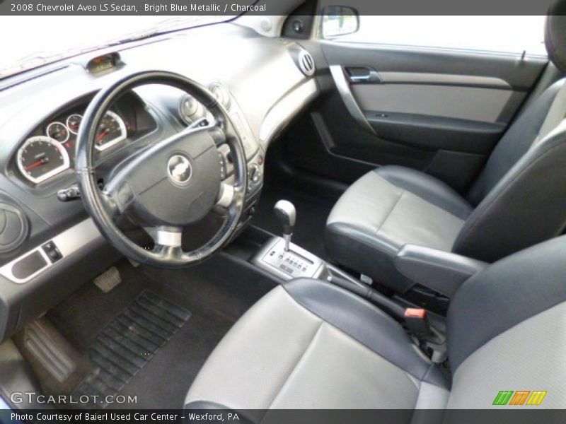 Bright Blue Metallic / Charcoal 2008 Chevrolet Aveo LS Sedan