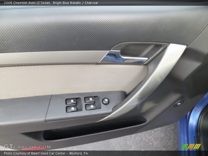 Bright Blue Metallic / Charcoal 2008 Chevrolet Aveo LS Sedan