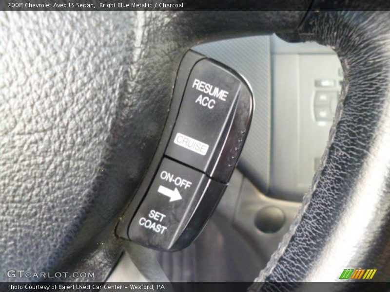 Bright Blue Metallic / Charcoal 2008 Chevrolet Aveo LS Sedan